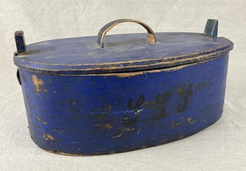 19th-Century Folk Art Painted Pantry Box (1 of 10)