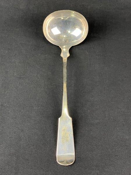 Connecticut Coin Silver Ladle by F. Curtis & Co. (1 of 5)