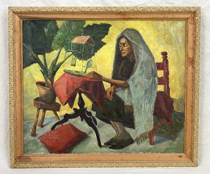 James Pearce Wharton Modern Figurative Oil Painting (1 of 7)