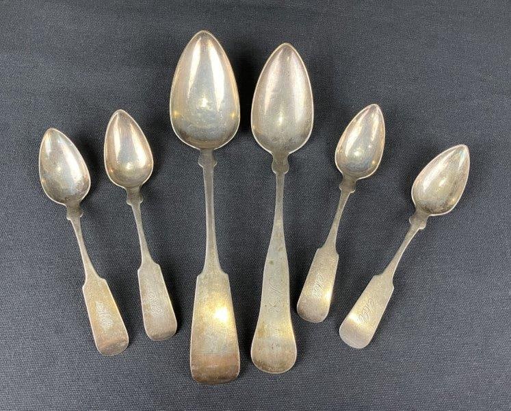 Lot of Coin Silver Spoons (1 of 12)