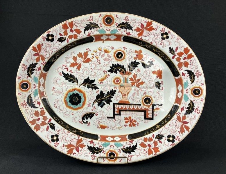 Large English Well and Tree Platter (1 of 6)