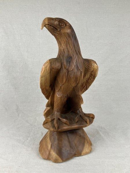 Folk Art Carved Eagle Sculpture (1 of 7)