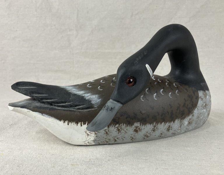 Folk Art Canadian Duck Decoy by L. Tremblay (1 of 8)