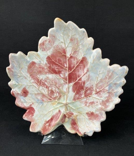 Majolica Leaf Art Pottery, Fort Hays State University Kansas (1 of 4)