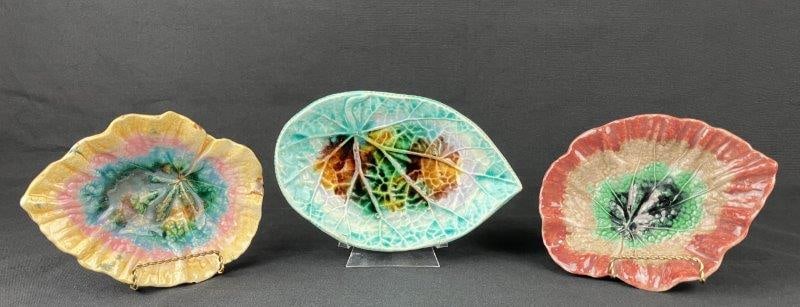 Majolica Leaf Dishes (1 of 9)