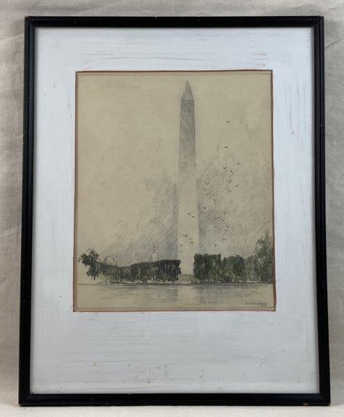 E. H. Suydam Drawing of the Washington Monument (1 of 8)