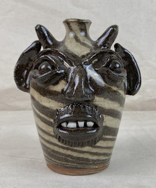 Michel Bayne Devil Face Jug (1 of 8)