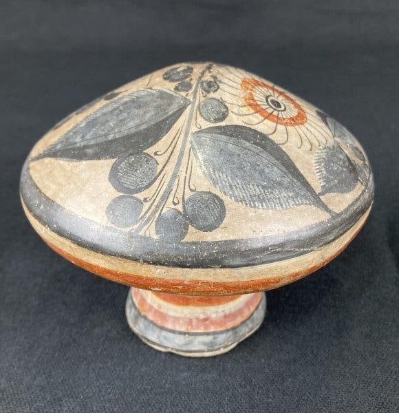 Mexican Faience Mushroom Paperweight (1 of 6)