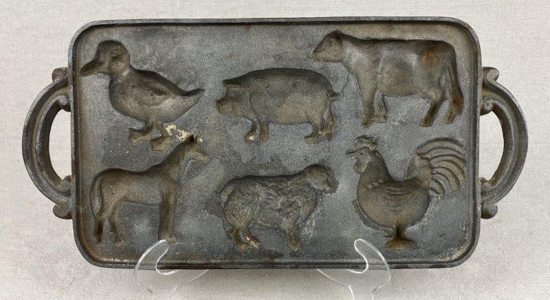 Cast Iron Farm Animal Puzzle Baking Mold, 1985 (1 of 5)