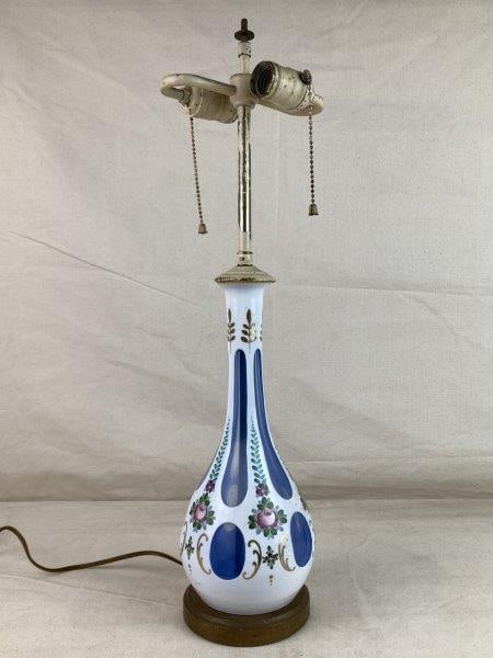 Bohemian Glass Table Lamp (1 of 7)