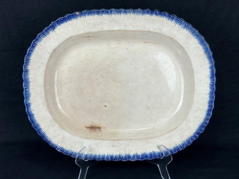 Blue Feather Edge Platter (1 of 6)