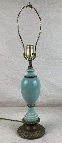 French Style Turquoise Table Lamp (1 of 6)