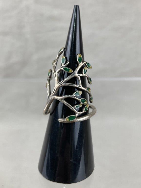 Sterling Silver Tree of Life Wrap Ring
