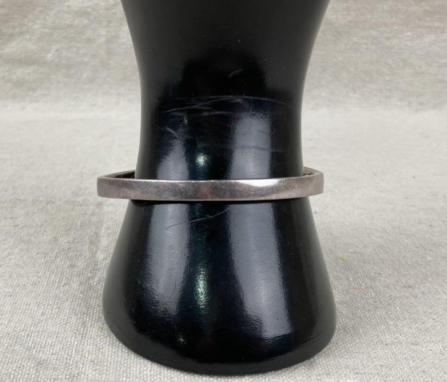 Sterling Silver and Peridot Cuff Bracelet - 5