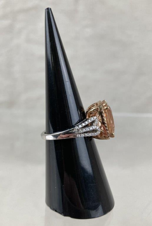 Sterling Silver and Cubic Zirconia Ring - 3