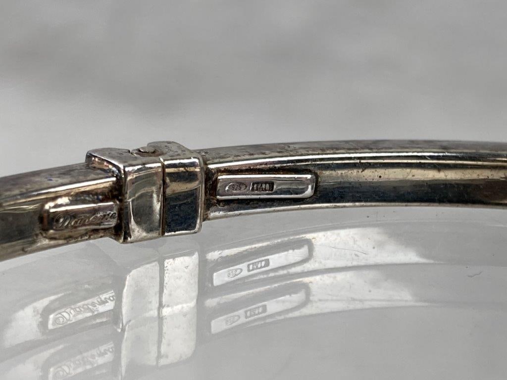 Dyadema Modernist Sterling Silver Bypass Cuff Bracelet - 3