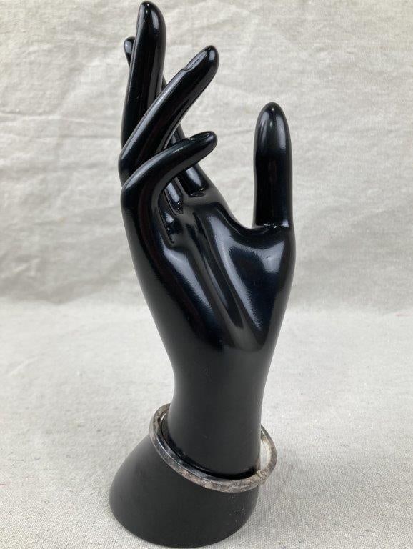 Dyadema Modernist Sterling Silver Bypass Cuff Bracelet - 6