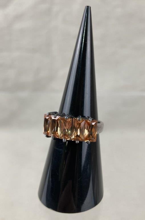 Sterling Silver Citrine Ring (1 of 4)