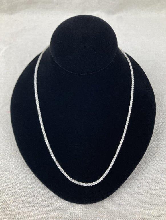 Sterling Silver Rope Chain Necklace (1 of 4)