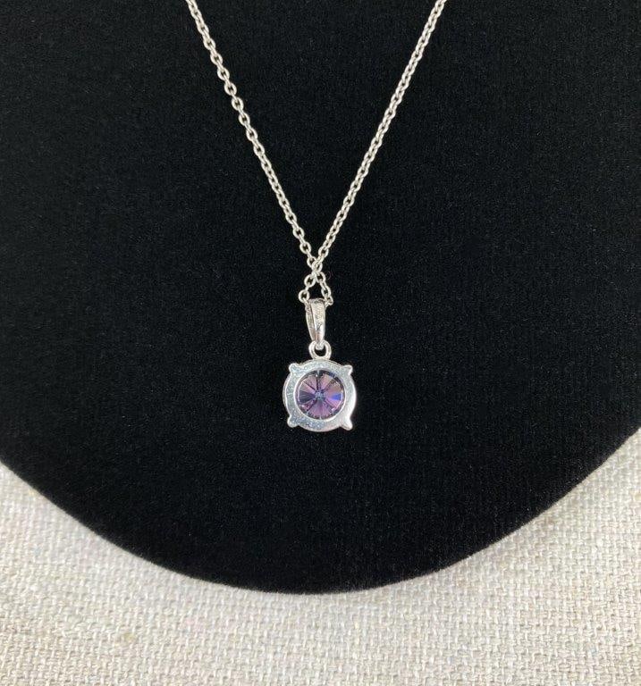 Sterling Silver and Mystic Topaz Necklace and Earrings - 3