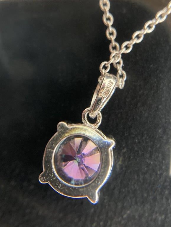 Sterling Silver and Mystic Topaz Necklace and Earrings - 4