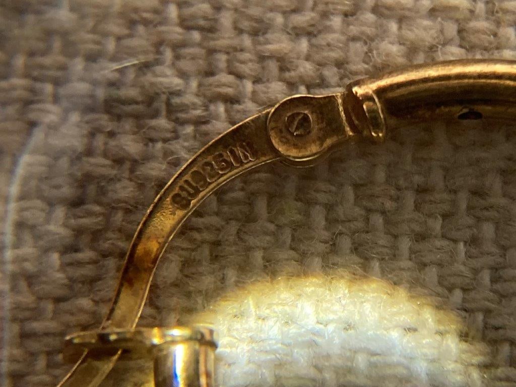 Two Sterling Silver with Gold Vermeil Hoop Earrings - 4