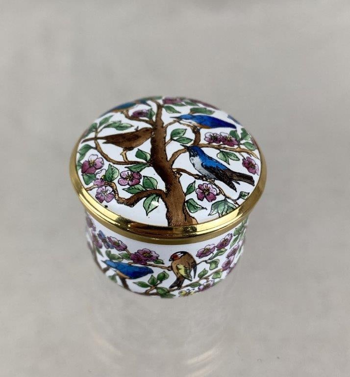 Halcyon Days Enamels Trinket Box (1 of 8)