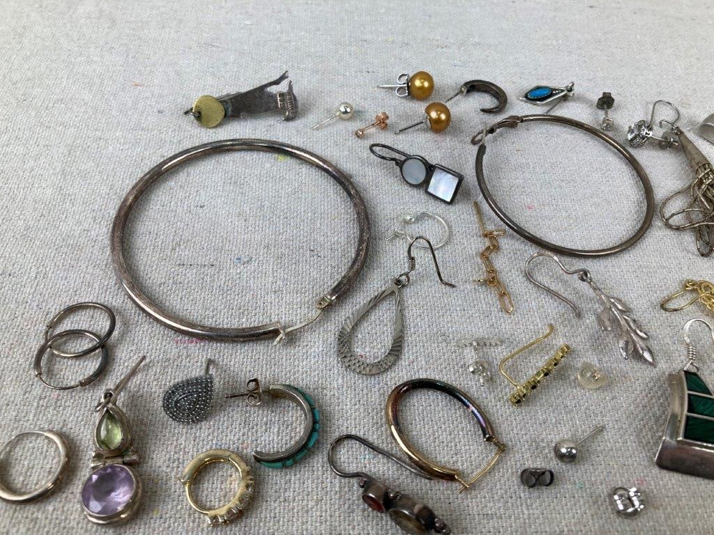 Lot of Sterling Silver Earrings - 2
