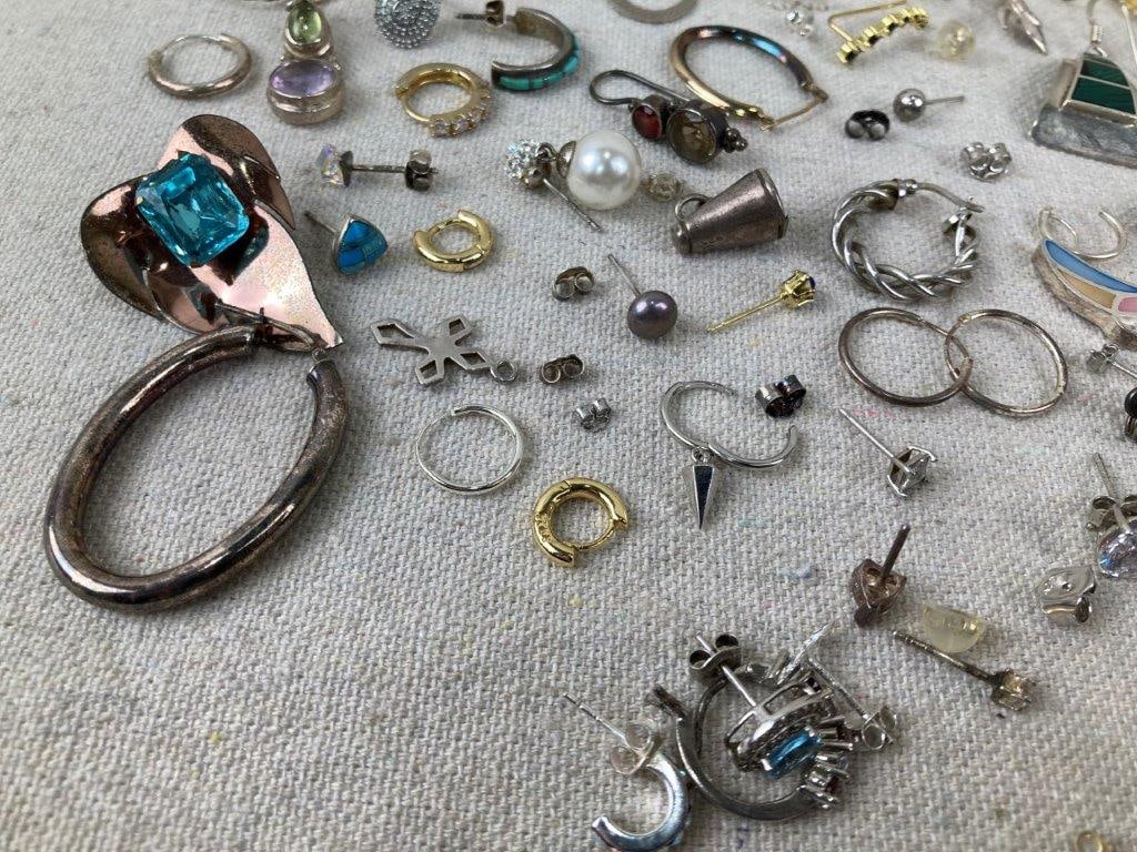 Lot of Sterling Silver Earrings - 5