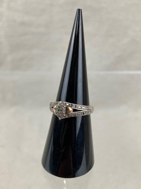 Sterling Silver with 10K Gold Fashion Ring (1 of 4)