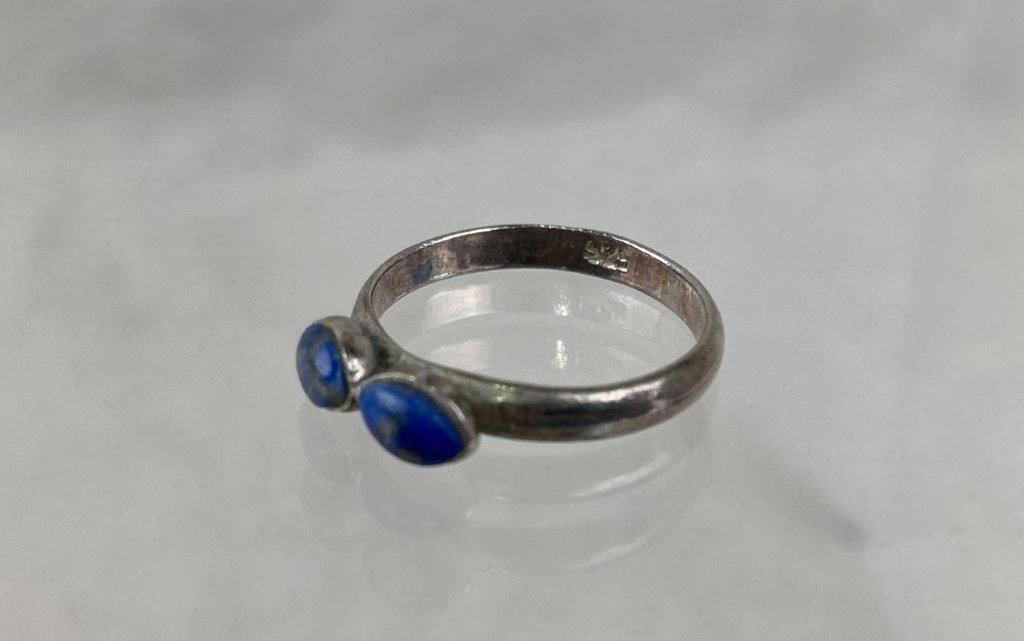 Three Vintage Sterling Silver Rings - 5