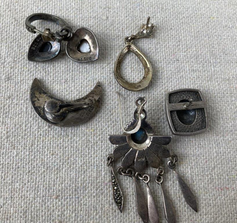 Lot of Sterling Silver Jewelry - 6