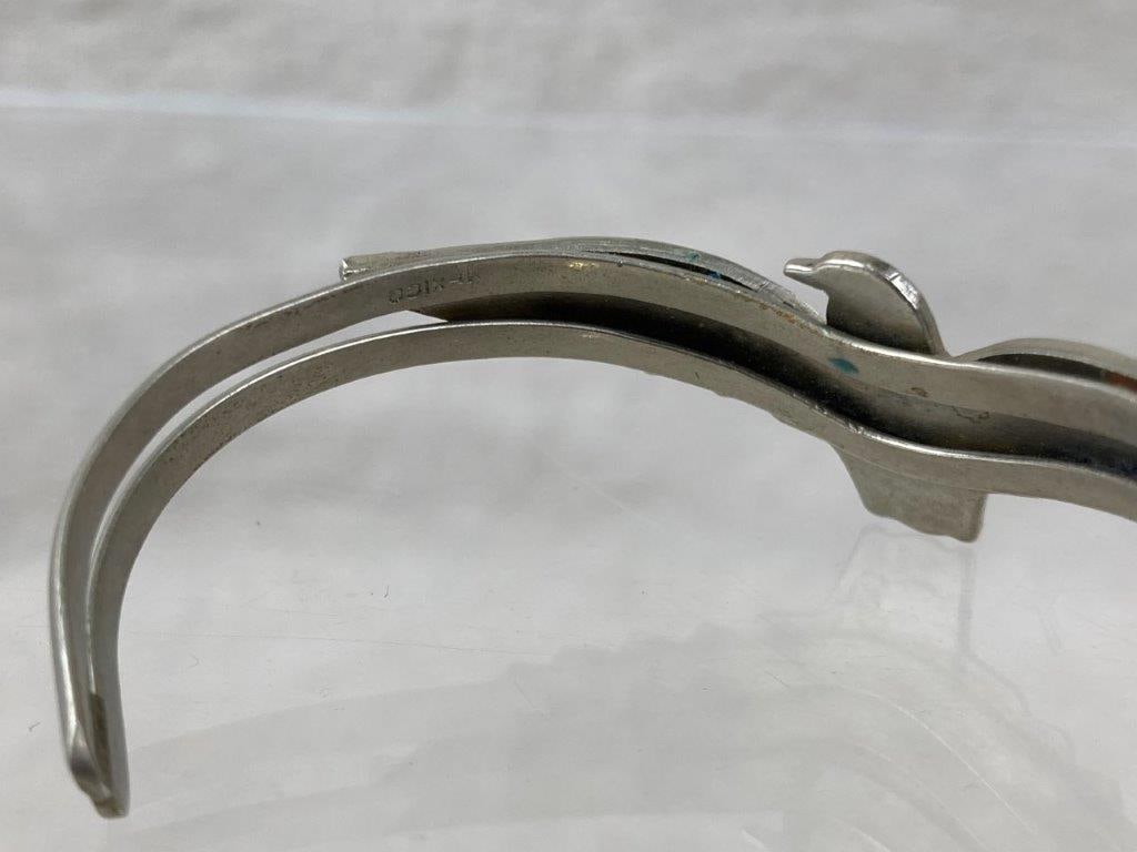 Vintage Floral and Thunderbird Cuff Bracelets - 5