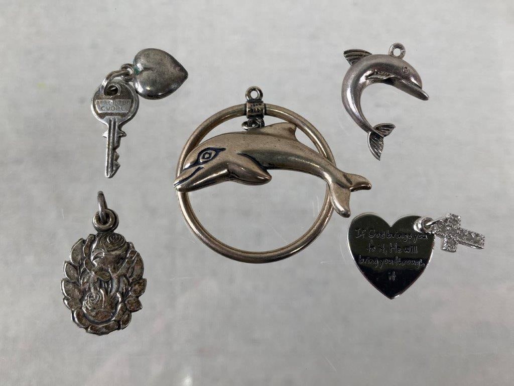 Collection of Vintage Sterling Silver Charms (1 of 8)