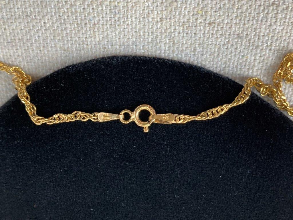 Ross-Simons Floral Heart Necklace - 5