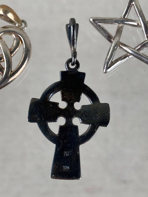 Collection of Sterling Silver Charms - 10