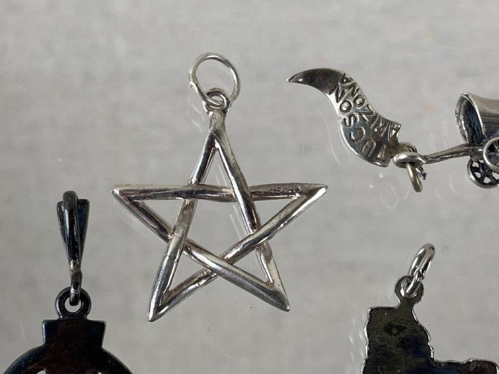 Collection of Sterling Silver Charms - 9