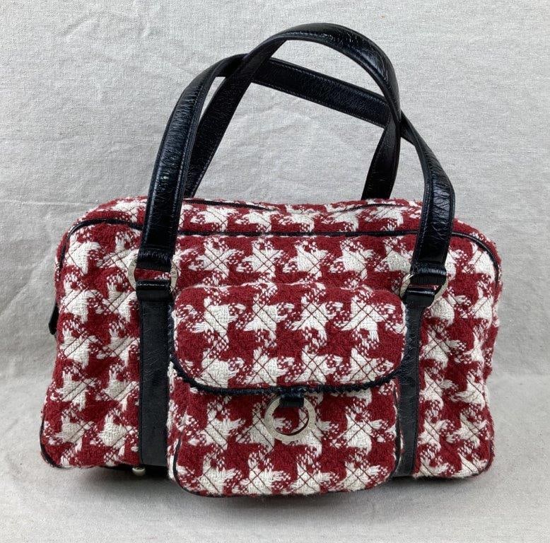 Vera Bradley Red Houndstooth Highlands Satchel (1 of 10)