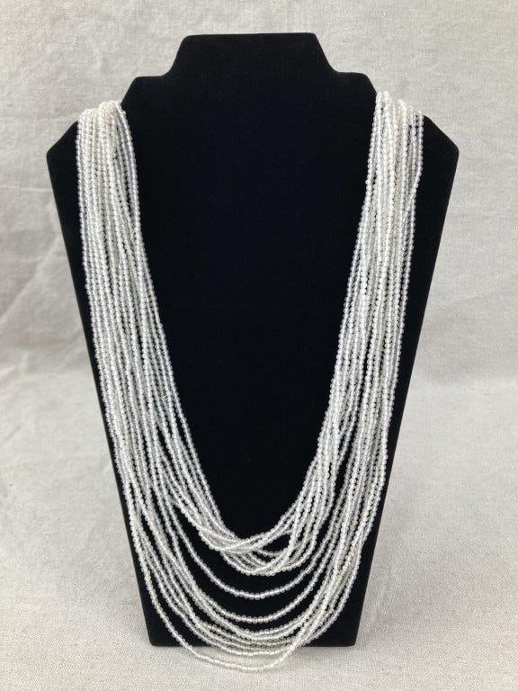 Beaded Multistrand Flapper-Style Necklace (1 of 2)