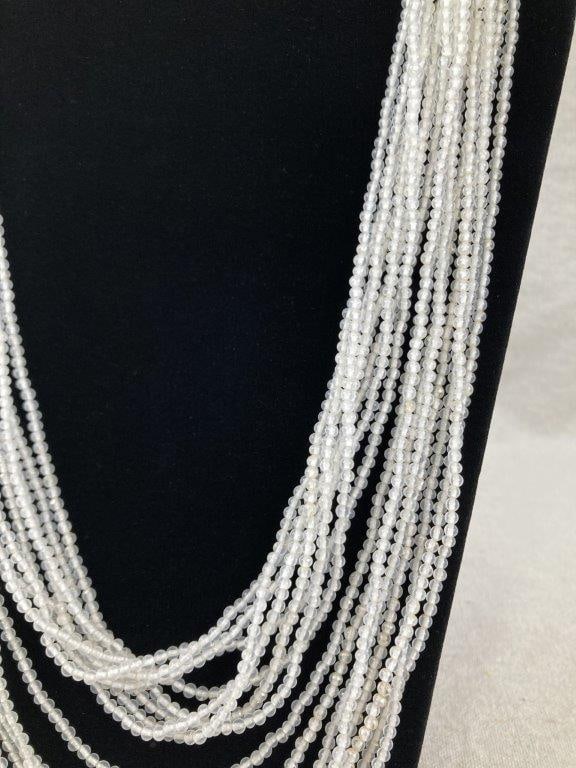 Beaded Multistrand Flapper-Style Necklace - 2