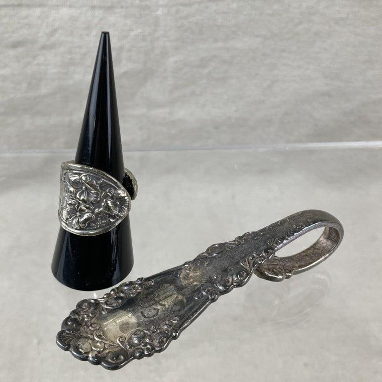 Spoon Pendant and Ring (1 of 10)