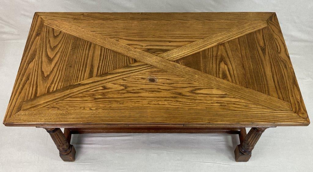 Arts and Crafts Oak Refectory Table - 2