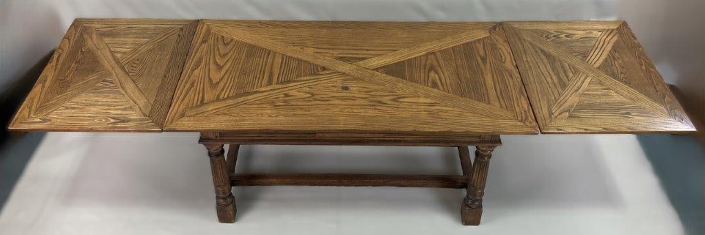 Arts and Crafts Oak Refectory Table - 8