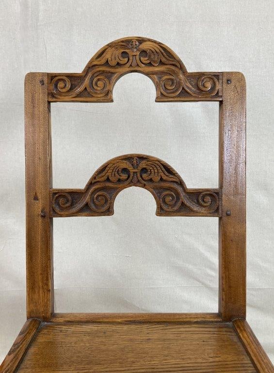 Four Arts and Crafts Chairs - 12