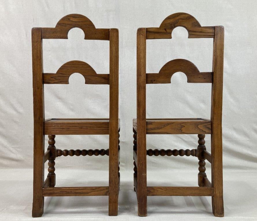 Four Arts and Crafts Chairs - 16