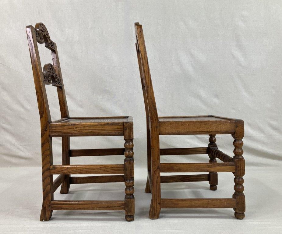 Four Arts and Crafts Chairs - 17
