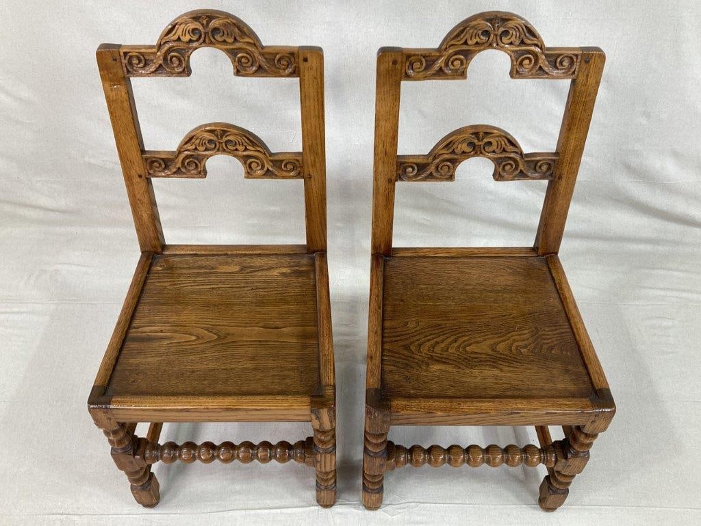 Four Arts and Crafts Chairs - 2