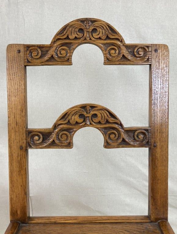 Four Arts and Crafts Chairs - 4