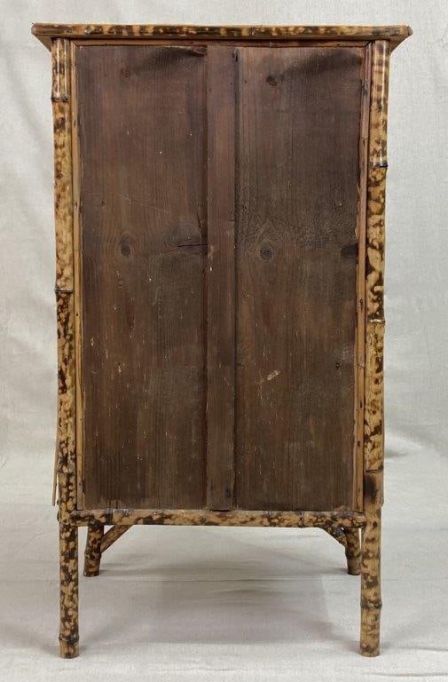 British Colonial-Style Bamboo and Rattan Cabinet - 8