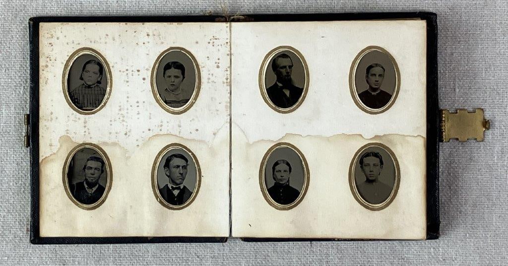 Late 19th Century J. E. Tilton and Co Gem Tintype Photo Album - 8